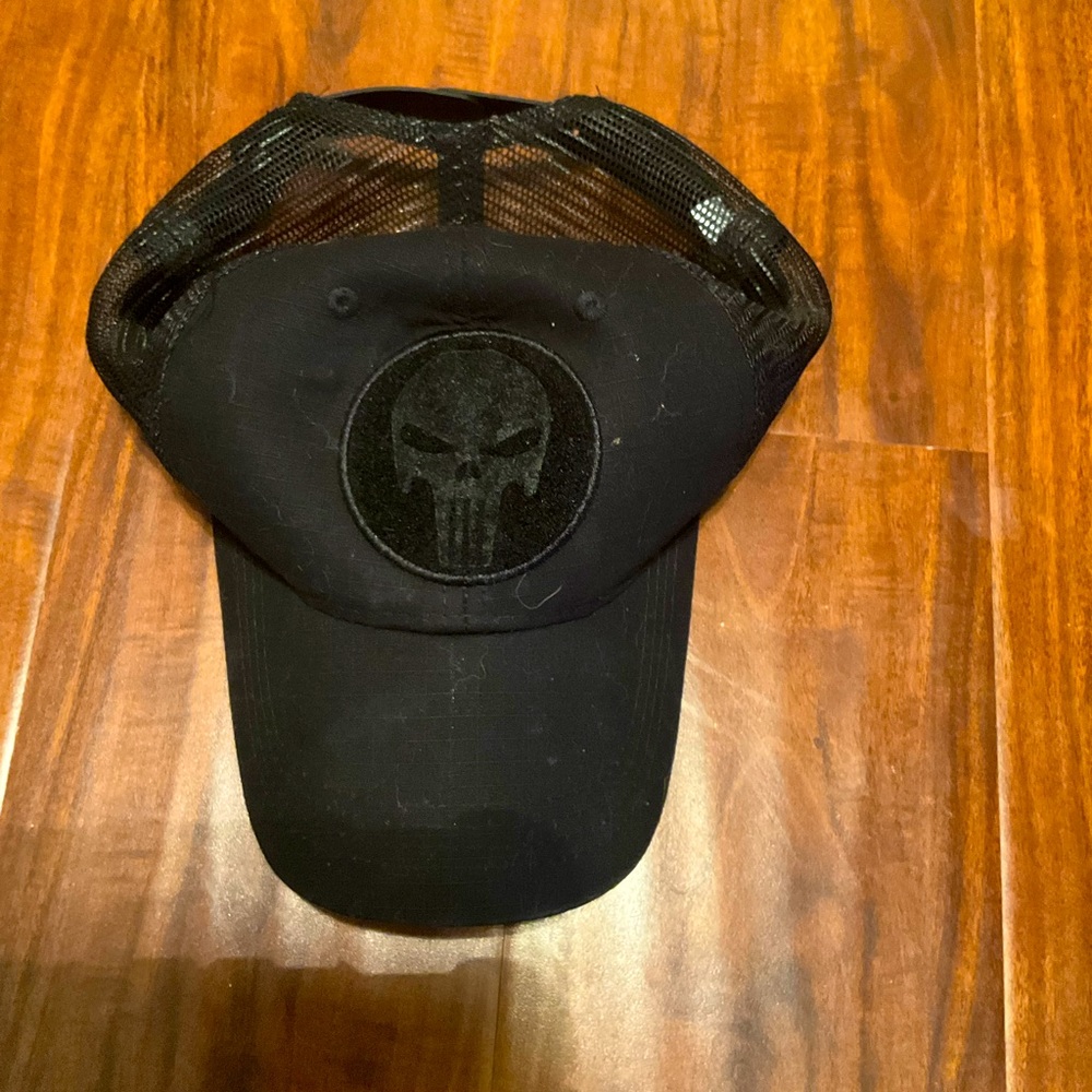 black highland tactical trucker hat